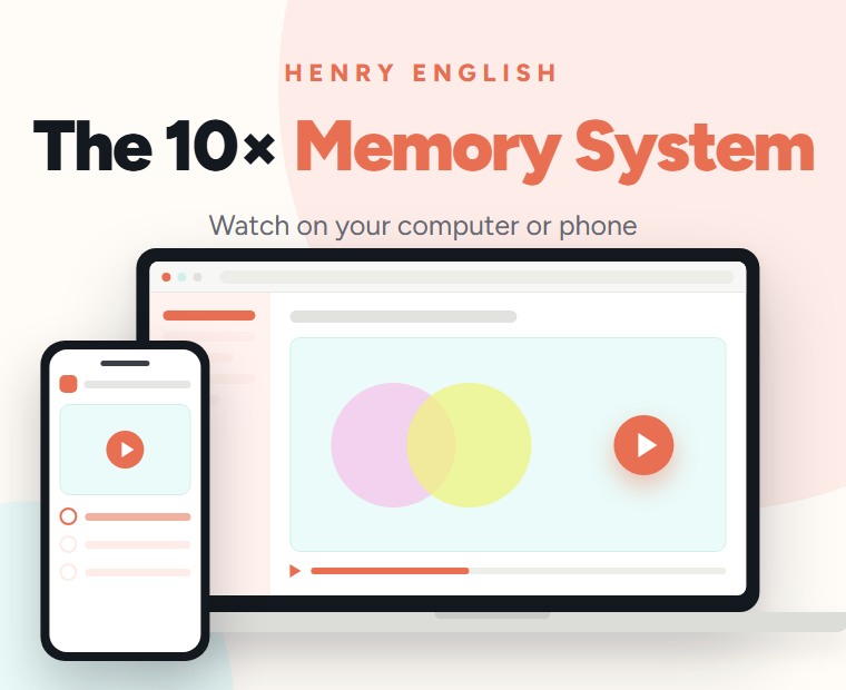 The 10× Memory System – course product image (mobile)